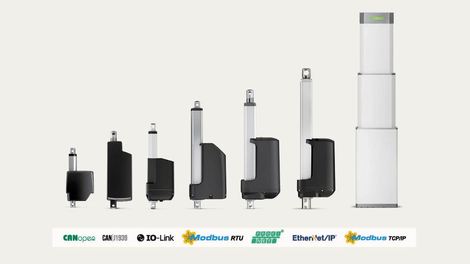 Actuators can now be integrated with all common interfaces